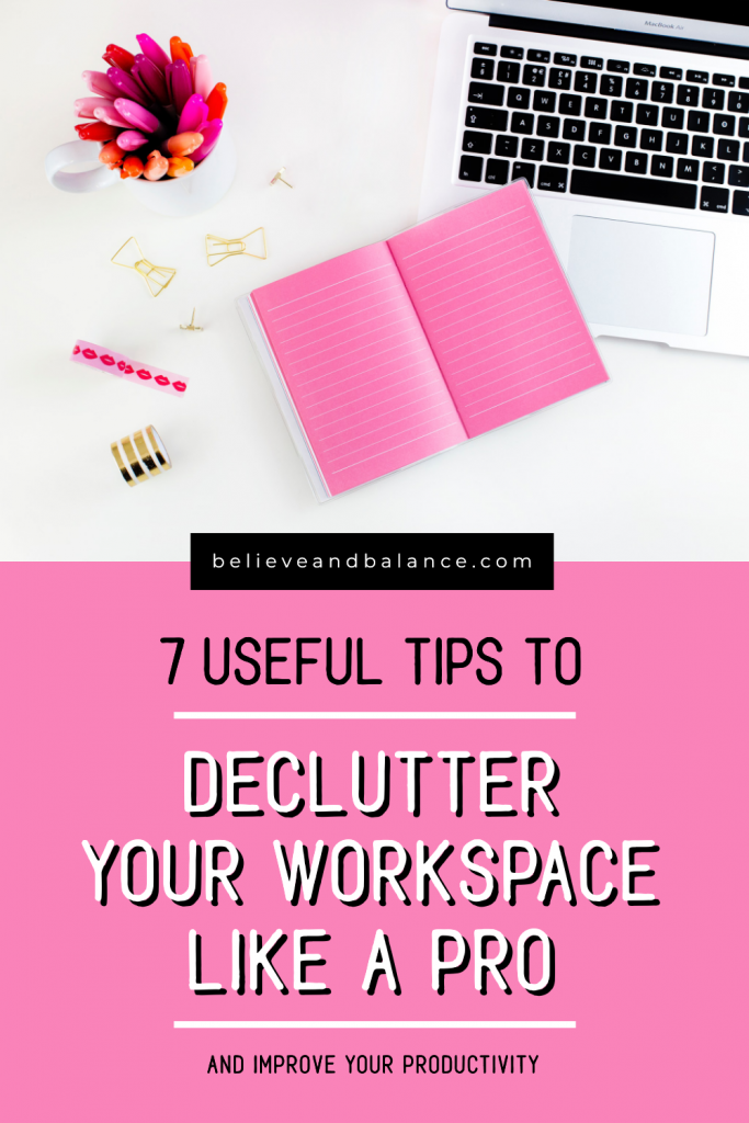 Desk; Declutter Your Workspace Like A Pro